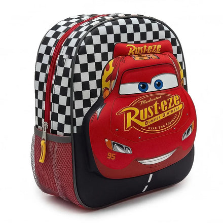Cars Backpack Lightning McQueen 31 x 25 x 10 cm – 3D Front – Officially Licensed