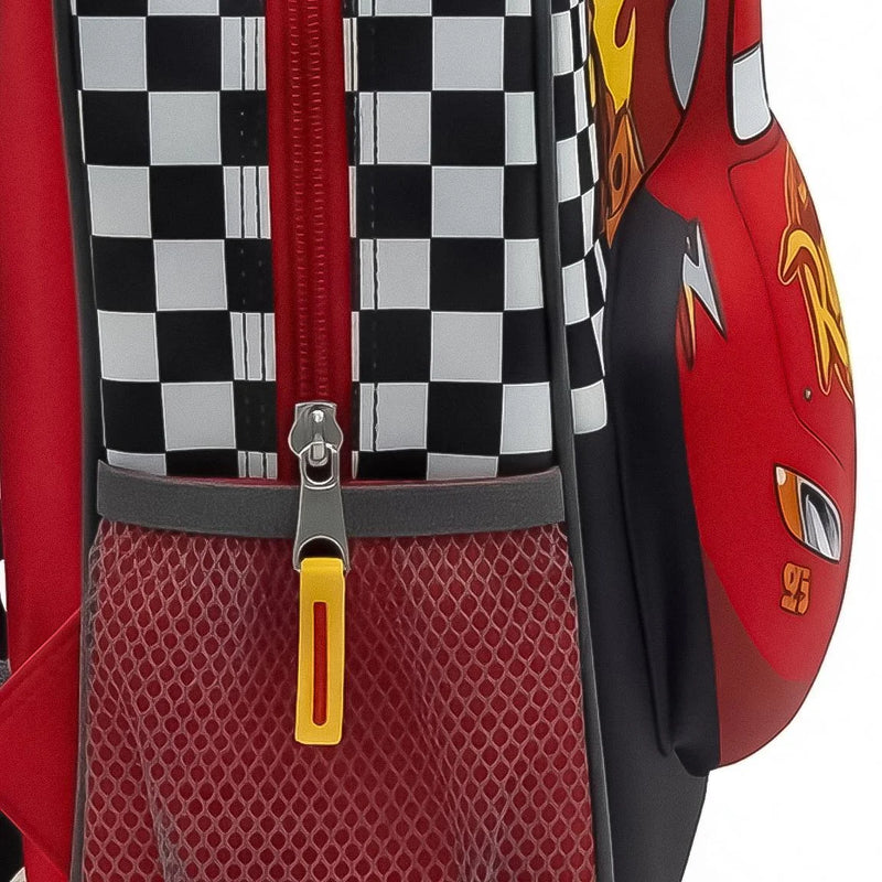 Cars Backpack Lightning McQueen 31 x 25 x 10 cm – 3D Front – Officially Licensed
