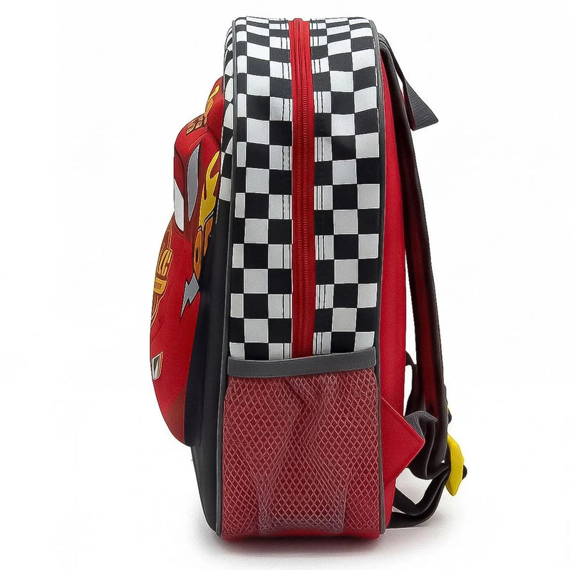 Cars Backpack Lightning McQueen 31 x 25 x 10 cm – 3D Front – Officially Licensed