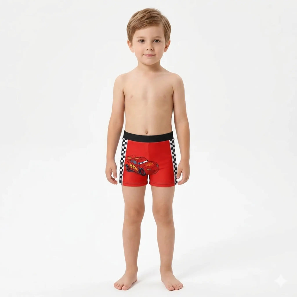 Disney Cars Zwembroek Jongens – Lightning McQueen Zwemshort – Zomer Zwemkleding – Officieel Gelicenseerd
