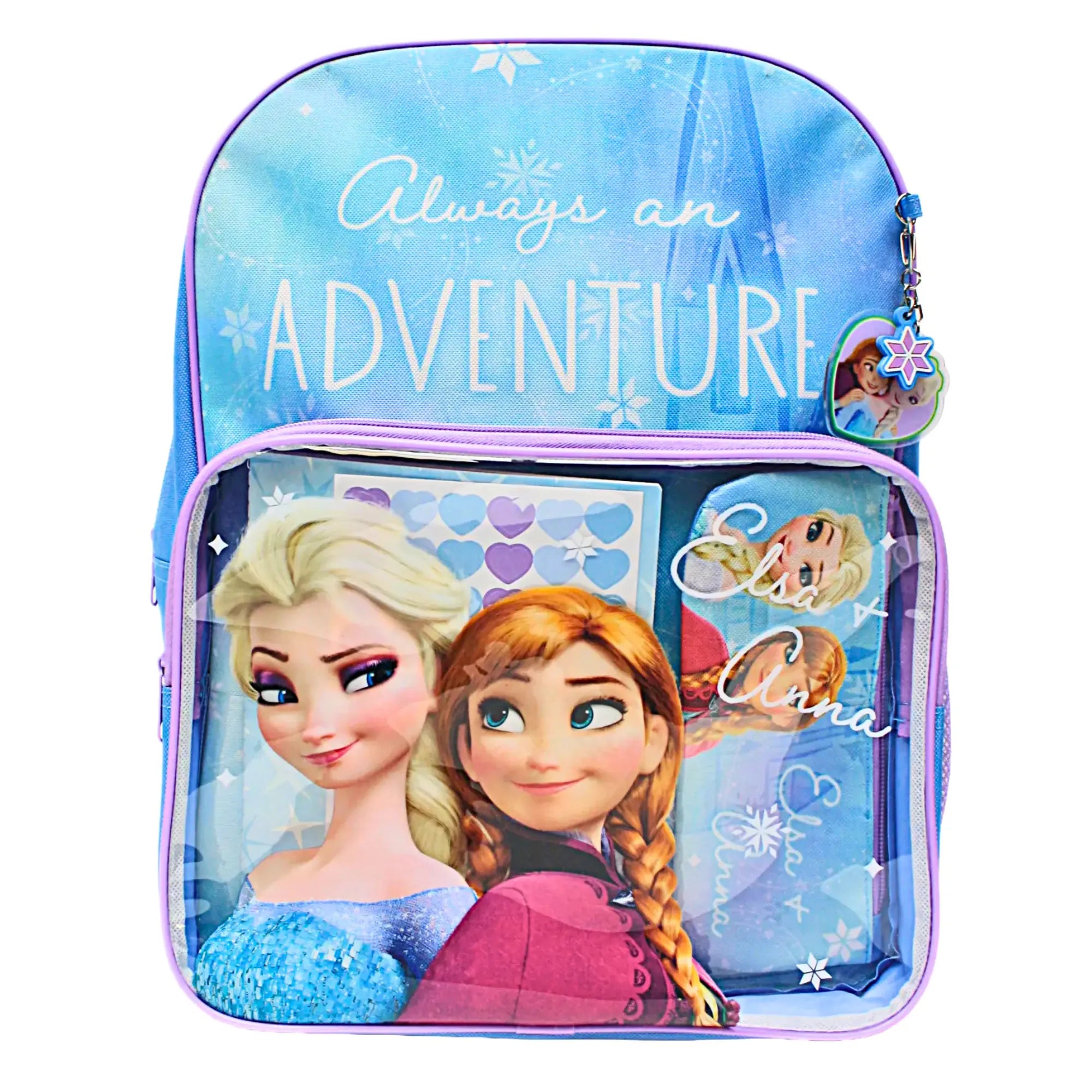 Disney Frozen 6-Delige Schoolset met Rugzak en Schrijfwaren - Meisjes