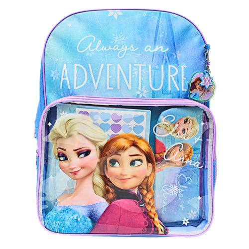 Disney Frozen 6-Delige Schoolset met Rugzak en Schrijfwaren - Meisjes