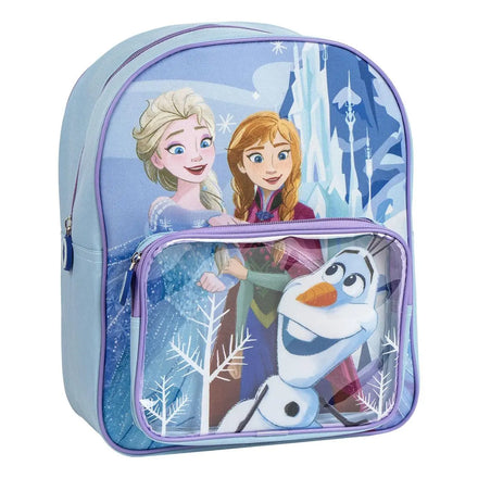 Disney Frozen Rugzak Peuter 30 cm met Doorzichtig Voorvak Meisjes