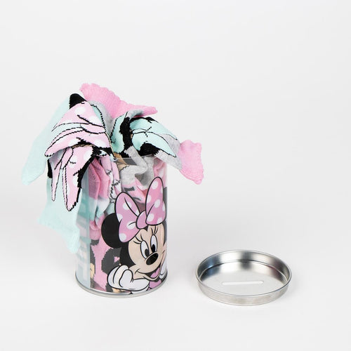 Disney Minnie Mouse Sokken in Spaarpot 4 Paar