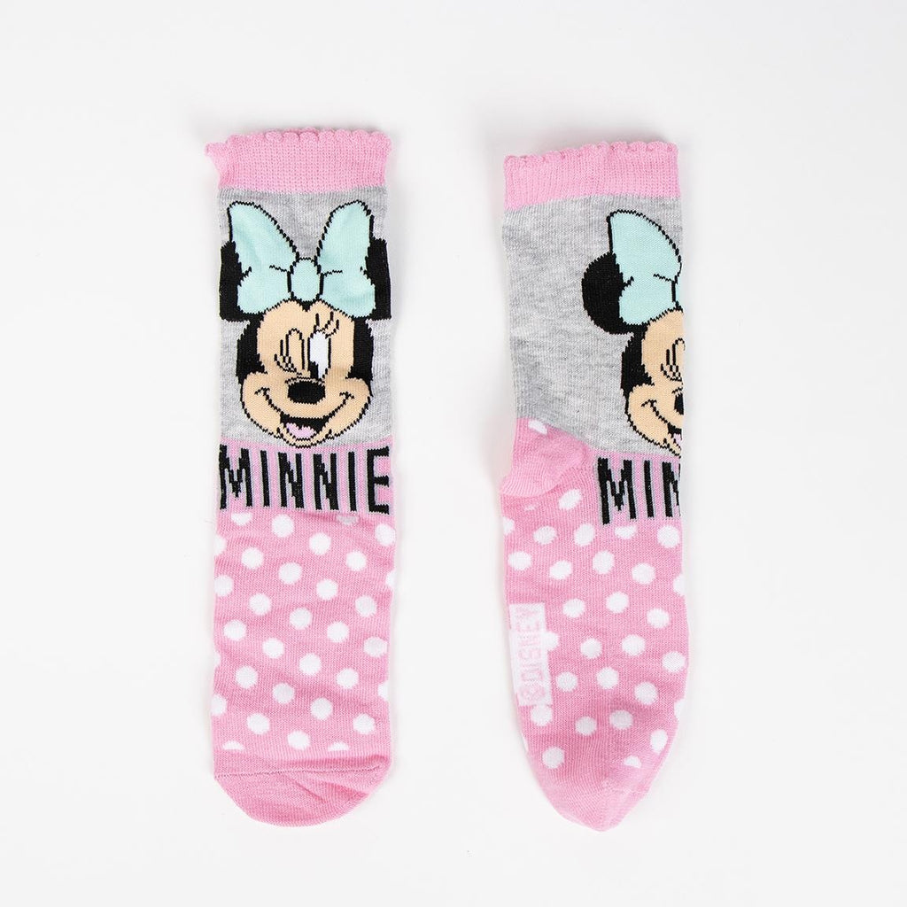 Disney Minnie Mouse Socks in Money Box 4 Pairs