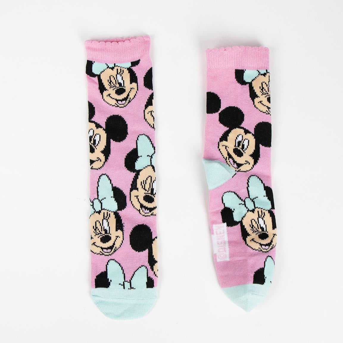 Disney Minnie Mouse Socken in Spardose 4 Paare