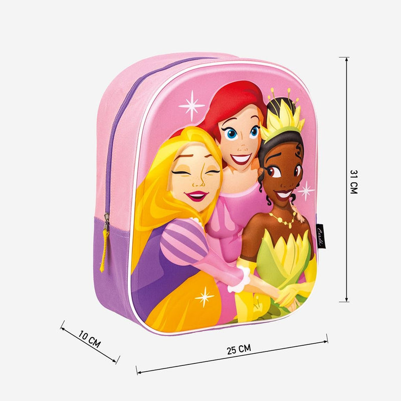Disney Prinsessen Rugzak 3D - Hoogte 31cm