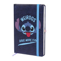 Disney Stitch A5 Notebook - Elastische Sluitband - Weirdos
