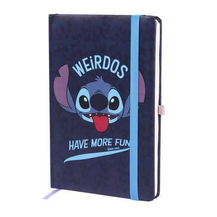 Disney Stitch A5 Notebook - Elastische Sluitband - Weirdos
