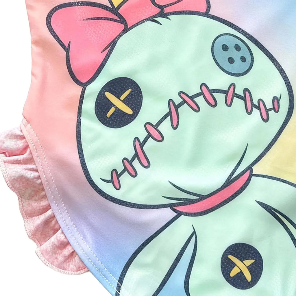 Stitch und Angel Badeanzug Mädchen