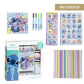 Disney Stitch & Angel Stickerset Kind – 1000 Stickers – Inclusief Kleurboekje & 4 Stiften – Meisjes Knutselen