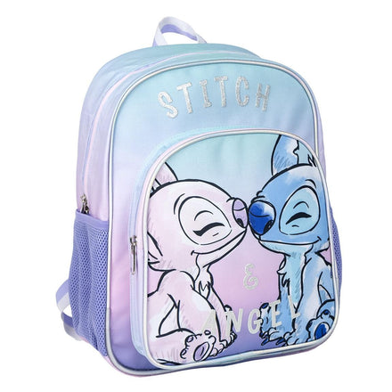 Disney Stitch & Angel Backpack Girls 2 Pockets - Height 38cm