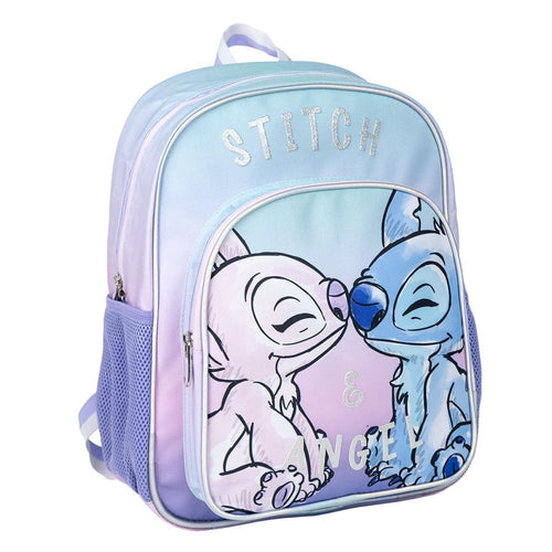 Disney Stitch & Angel Rugzak Meisjes 2 Vakken - Hoogte 38cm