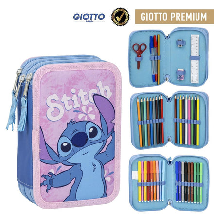 Disney Stitch Etui Tekenen Knutselen Tekenset Meisjes - 44 pieces