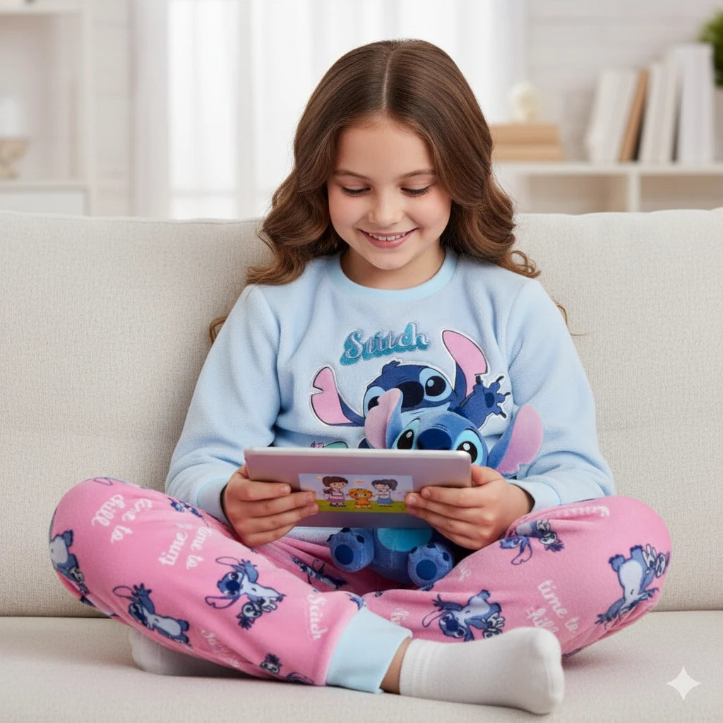 Disney Stitch Fleece Pyjamas Kids
