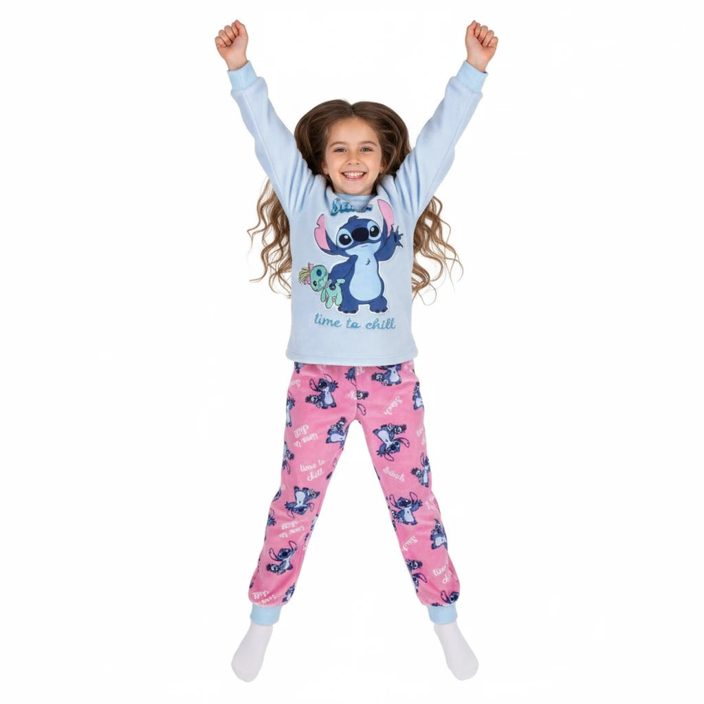 Disney Stitch Fleece Pyjamas Kids
