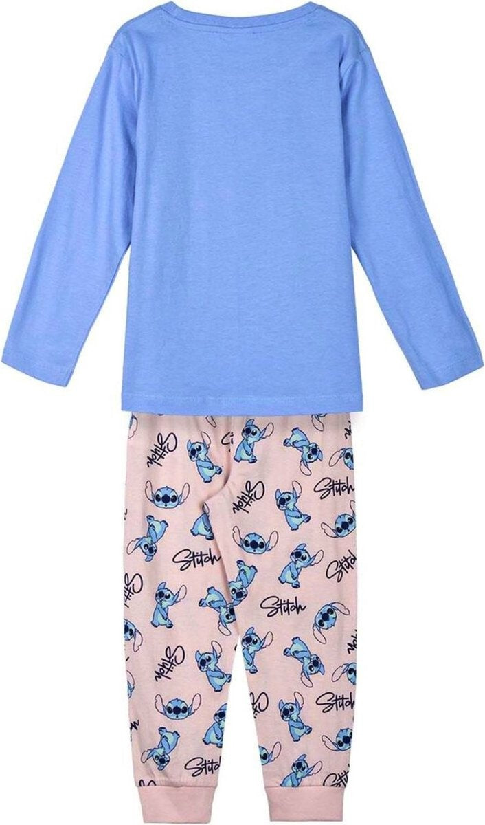 Disney Stitch Pyjamas Girls 100% Cotton