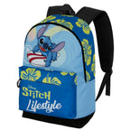 Disney Stitch Rugzak Lifestyle Premium Quality - 2 Vakken - Laptop / tablet vak - Hoogte 44cm