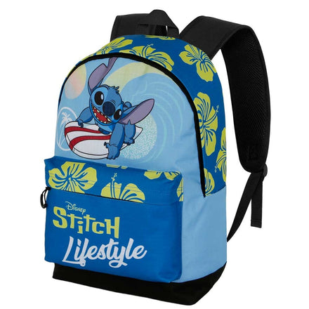 Disney Stitch Backpack Lifestyle Premium Quality - 2 Pockets - Laptop/tablet compartment - Height 44cm
