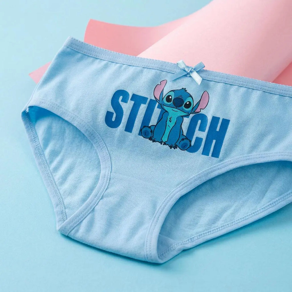Disney Stitch Ondergoed Set Meisjes – 5 Stuks – Lilo & Stitch – Kinder Onderbroek – Inclusief Opbergtas