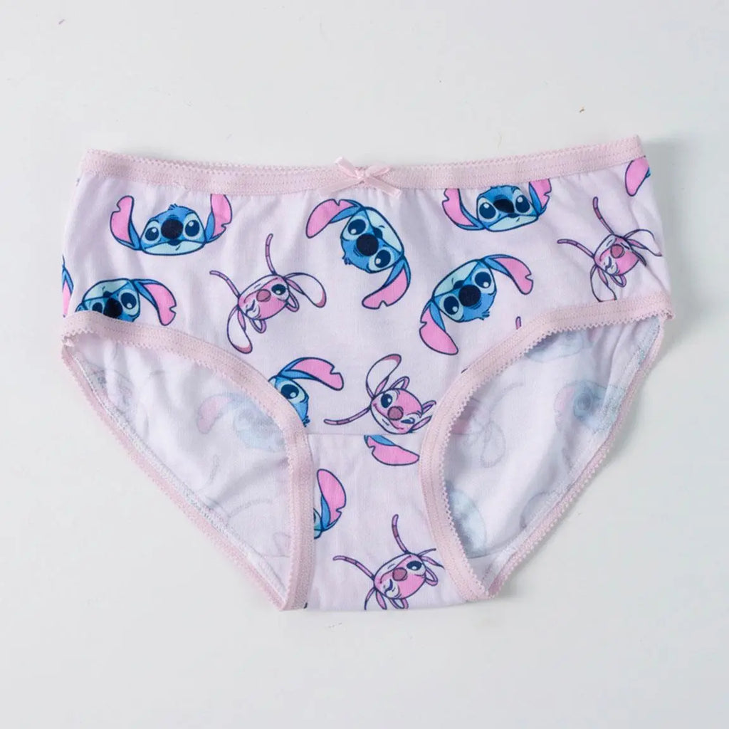 Disney Stitch Ondergoed Set Meisjes – 5 Stuks – Lilo & Stitch – Kinder Onderbroek – Inclusief Opbergtas