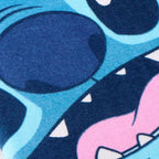 Stitch Strandtuch Baumwolle 70x140 cm Blau Rosa