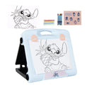 Disney Stitch Tekenbord – Inclusief Krijtjes, Kleurpotloden, Stickerblad & Gum – Officieel Gelicenseerd – Speelgoed voor Kinderen