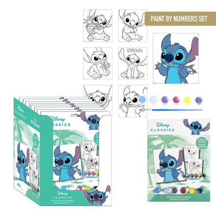 Disney Stitch Knutselpakket – Verf op Nummer voor Kinderen – Inclusief Verf & Pinsel