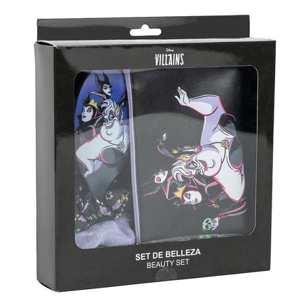 Disney Villains Beauty Set Haarborstel Haar Scrunshies Toilettas