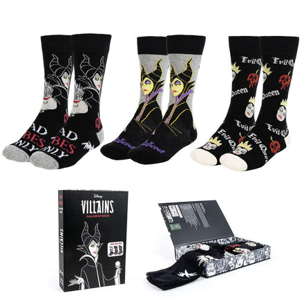 Disney Villains Sokken Dames -3 Paar - Maat 36-43 - One Size