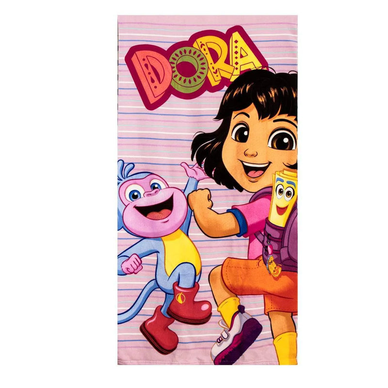 Dora Strandlaken Zwemtas en Pet – Strandset Kind – Handdoek Tas Cap – Strand Zwembad Vakantie