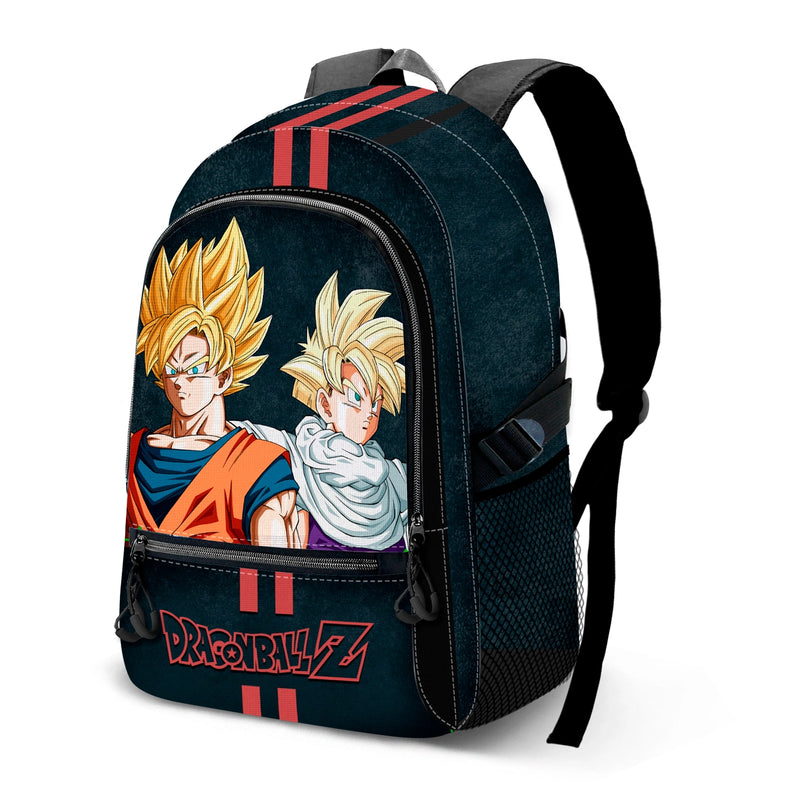 Dragonball Z Rugzak Jongens Goku en Gohan Rugtas Heren 3 Vakken - Hoogte 44cm