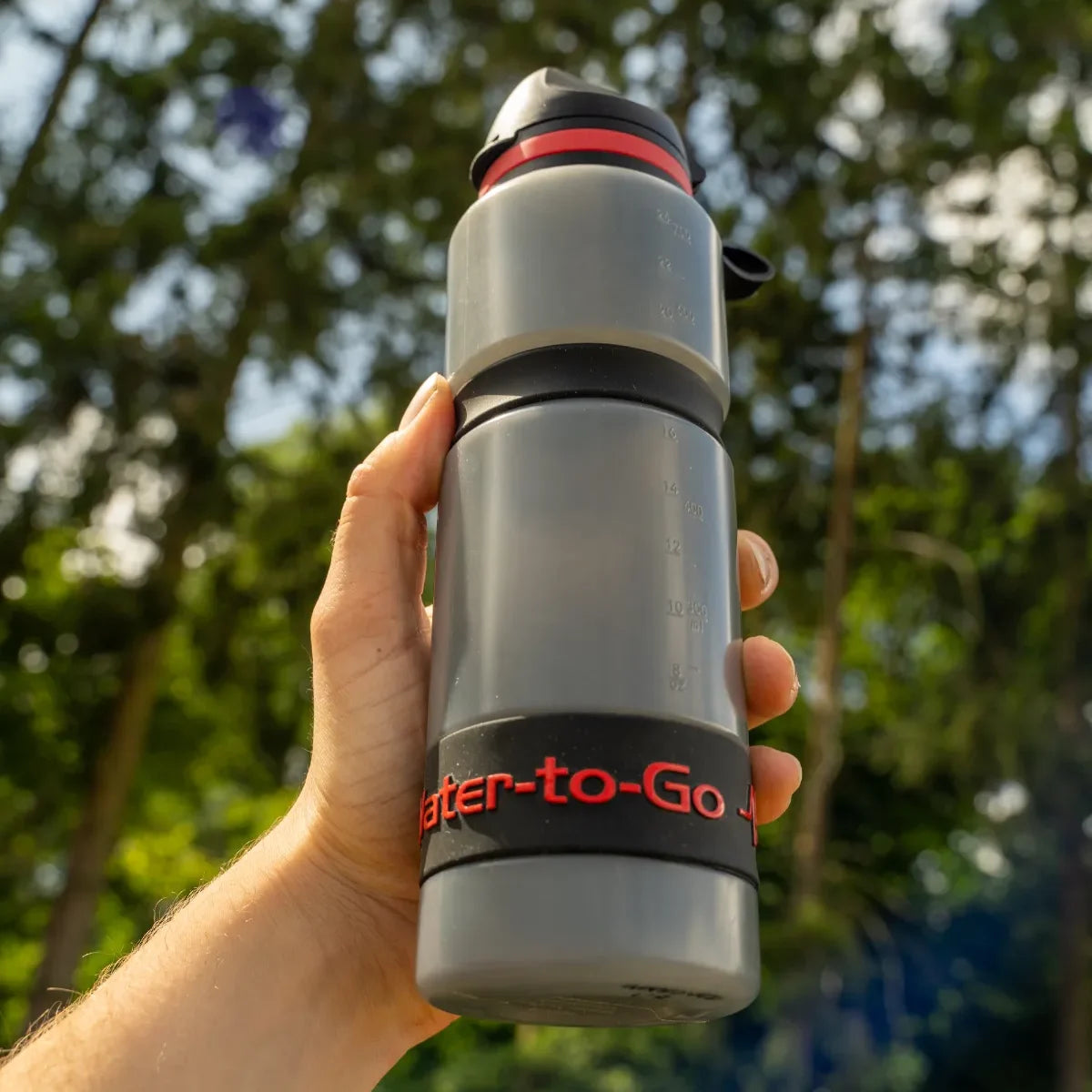 WatertoGo Water Filter Drinking Bottle 75cl Active Red Environmentally Friendly Safe Water Drinking