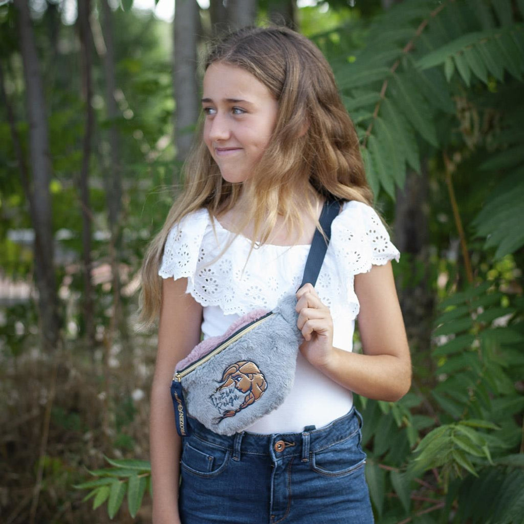 Disney - Frozen 2 - Frozen Reign waist bag - Old Pink/Gray - 23x12x4