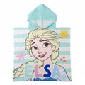 Frozen Poncho Elsa en Anna – Badponcho Kinderen – Strandponcho – Sneldrogend – Polyester – Met Capuchon