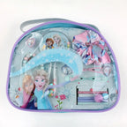 Disney Frozen Beautyset voor Meisjes – Haaraccessoires Set met Haarborstel, Scrunchie, Clips, Elastieken, Armband en Opbergtas