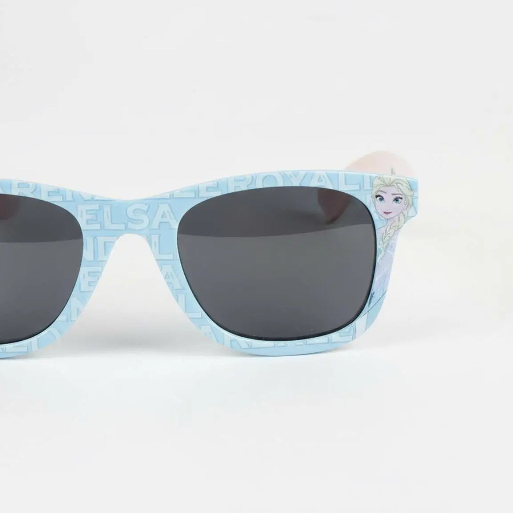 Disney Frozen Elsa en Anna Pet en Zonnebril Set – Blauw/Roze – UV400 Bescherming – Verstelbare Zomer Pet voor Meisjes