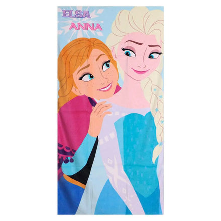 Frozen Strandlaken Katoen Elsa Anna – Zacht Absorberend Badlaken Kinderen