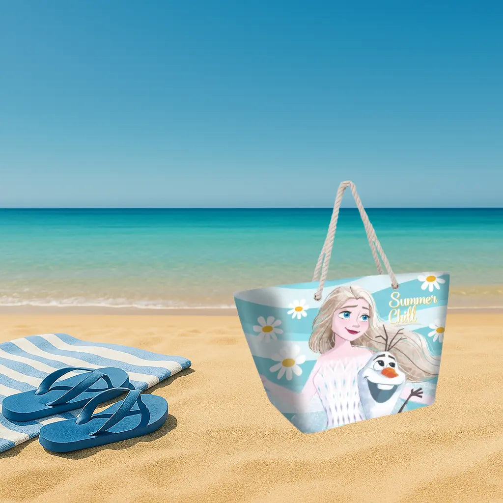 Disney Frozen 2 Strandtas met Rits Dames Boodschappentas Meisjes