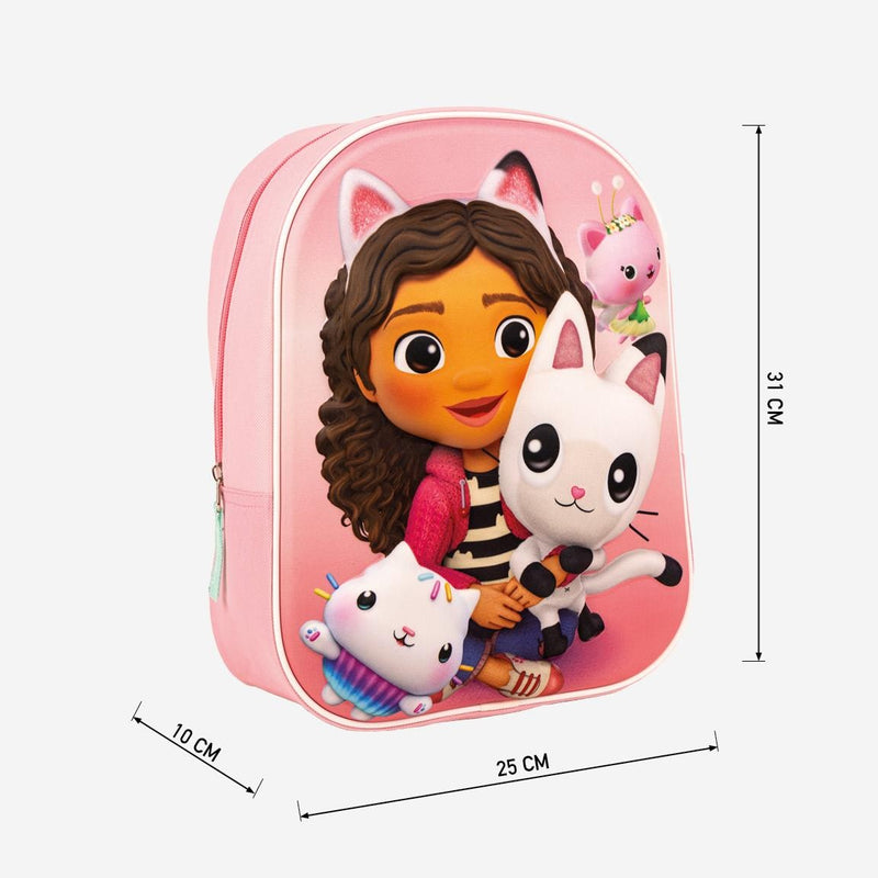 Gabby's Poppenhuis Rugzak Meisjes 3D - Hoogte 31cm
