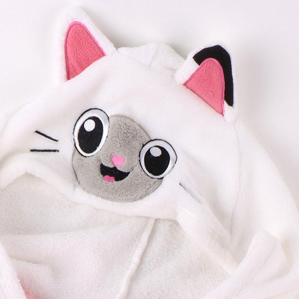 Gabby’s Poppenhuis Badjas Kinderen – Ochtendjas Meisjes – Fleece Huisjas met Kattenkap