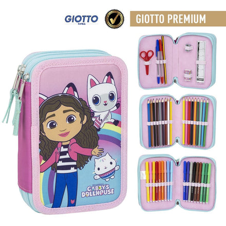 Gabby's Poppenhuis Etui Tekenen Knutselen Tekenset Meisjes - 44 Pieces