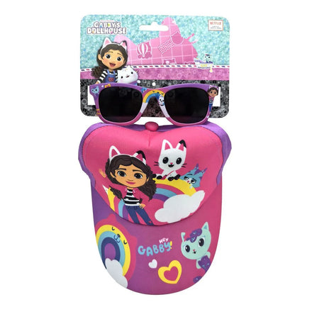 Gabby's Poppenhuis Pet met Zonnebril voor Meisjes – Roze/Paars – Officieel Gelicenseerd