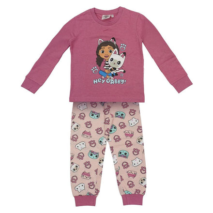 Gabby’s Poppenhuis Pyjama Meisjes – Katoen – Roze Kinderpyjama