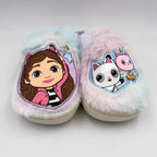 Gabby’s Poppenhuis Sloffen voor Meisjes – Zachte Pluche Instapsloffen met Gabby & Kattenvriendjes