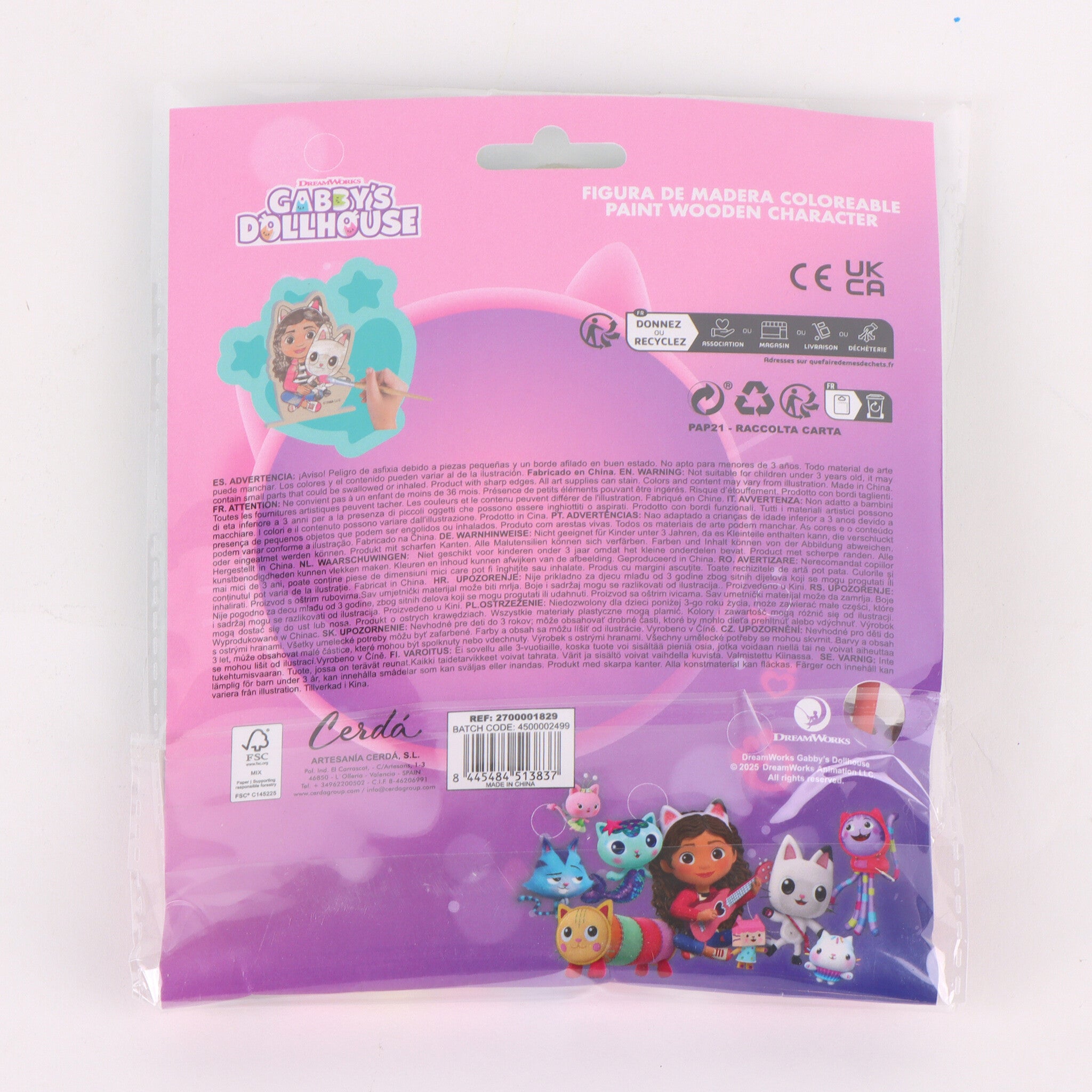 Gabby’s Dollhouse Paint Set