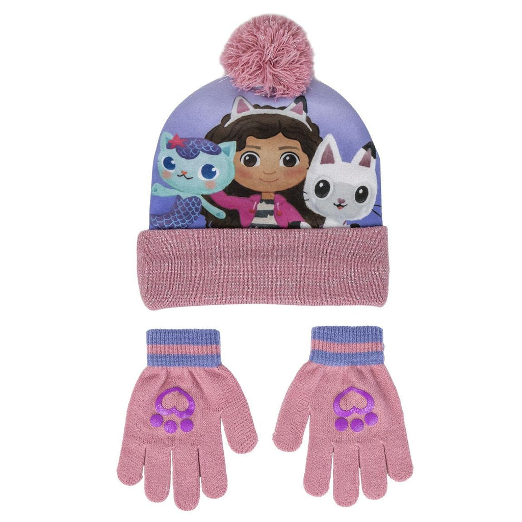 Gabby's Poppenhuis Winterset Meisjes Muts en Handschoenen