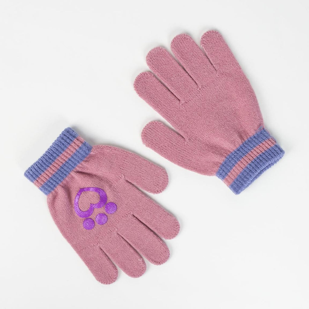 Gabby's Dollhouse Winter Set Mädchen Mütze und Handschuhe