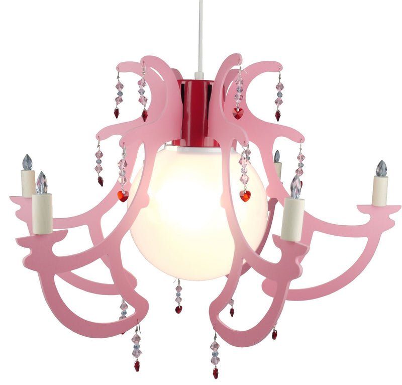 Niermann Stand By - Kroonluchter Rosata - Roze - 55cm