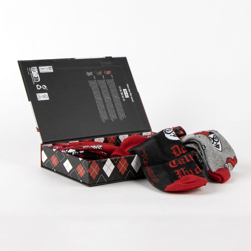 Harley Quinn Socks Gift Set